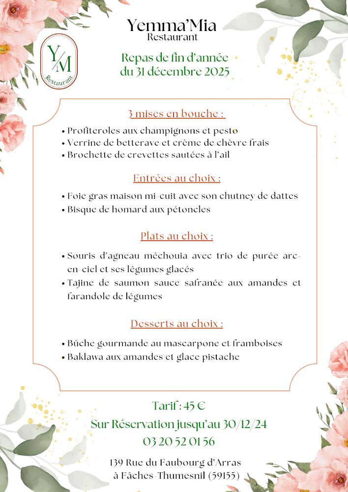 Yemma' Mia - Menu Image 1